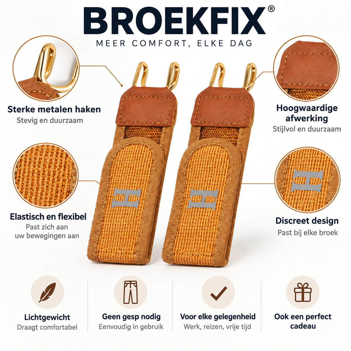 BroekFix™ – Geen knellende riem meer